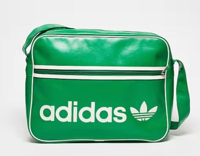 RARE! NEW ADIDAS ORIGINALS VINTAGE TREFOIL AIRLINER BAG ~ GREEN | eBay