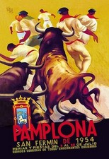 Pamplona, San Fermin Charles Dana Gibson Poster Print