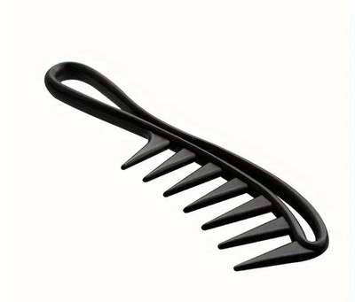 Breiter Zahnkamm für Locken Locken Haarkämme Haizahn Wellenkämme Nass/Locken