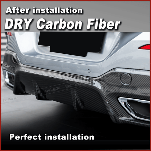 For BMW 8 Series G14 G15 M850i M-Sport 2018-2024 DRY Carbon Rear Bumper Diffuser - Bild 8 von 12