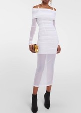 Dolce & Gabbana Dress Tulle White S 36 IT $2596