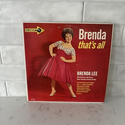 Brenda Lee: That's All 12''      33 RPM       LP