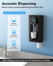 Automatic Mouthwash Dispenser for Bathroom,18.26Oz Wall Mounted Mouth Wash