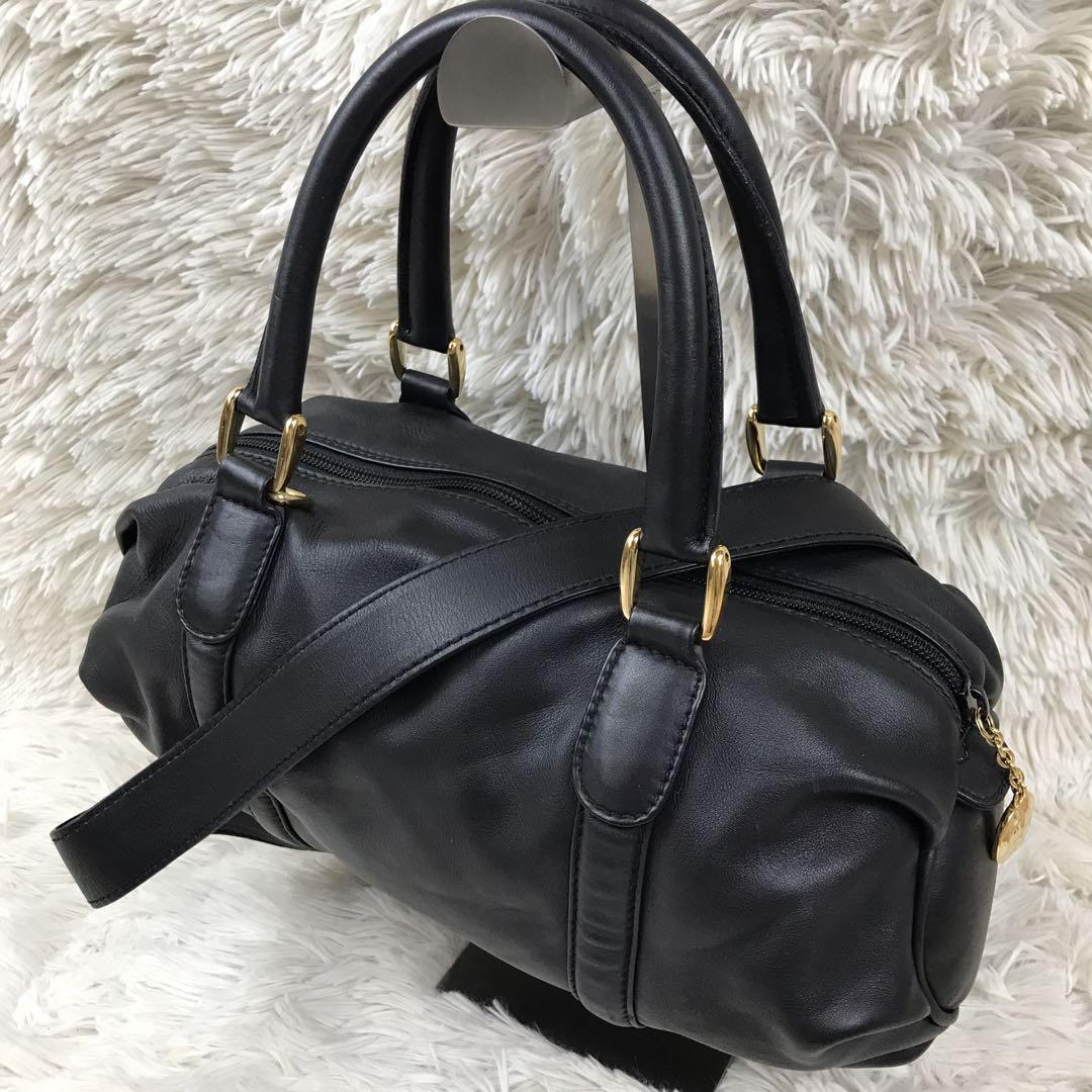 GUCCI Mini Boston Bag in Leather for Travel or Shoulder Wear-image