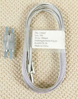 SLK2Y500L3 196554 nVent CADDY Speed Link SLK w/ Y-Toggle 2mm Wire 3 Meter Length