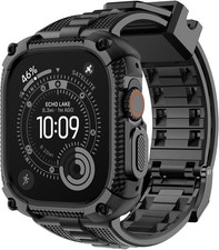 Rugged Strap Compatible with Apple Watch Ultra 49mm Military Grade Shockproof