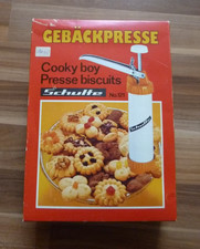 Geb&auml;ckpresse Schulte Retro Vintage Cooky boy No. 121 komplett