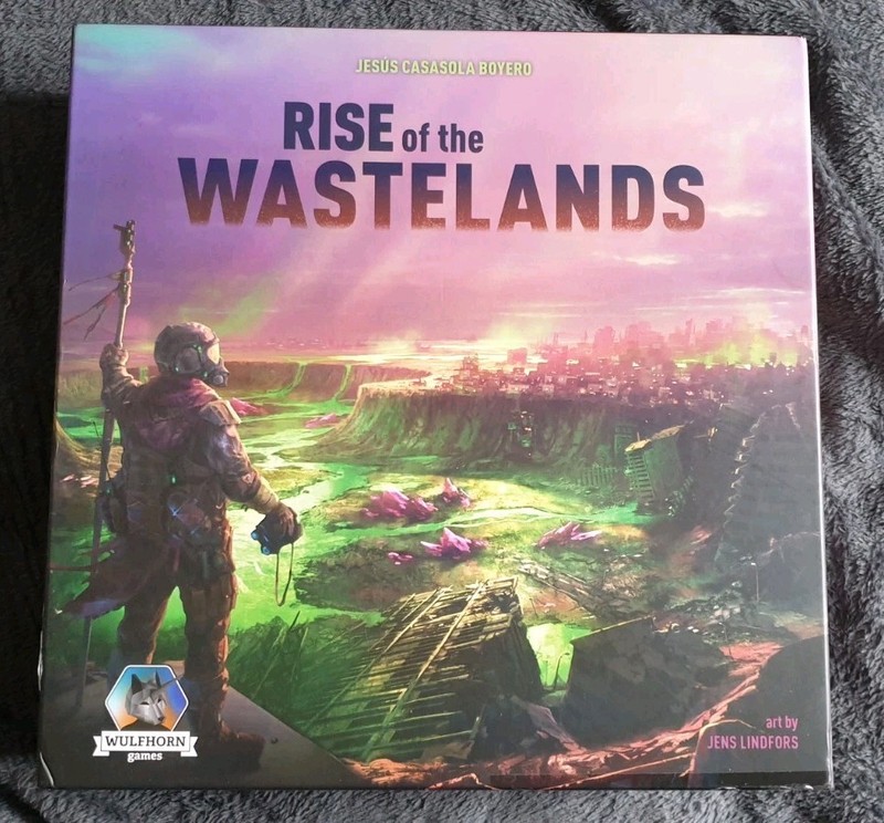 Rise of the Wastelands Kickstarter Meeple edition Board Game 100% Complete