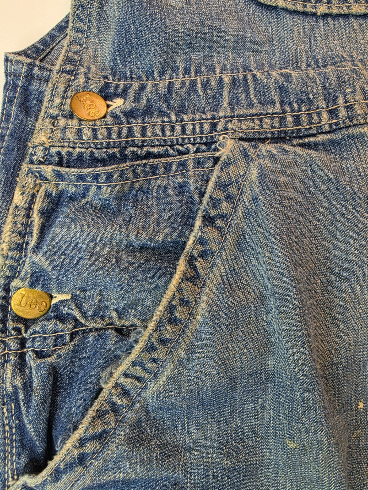 Lee Vintage 1940s Sanforized Jelt Denim Overalls … - image 8
