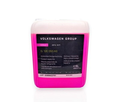 Original Kühlmittel G12 evo VW Audi (G13) Kühlerfrostschutz Fertigmischung 5L