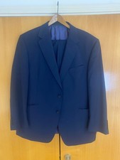 Tuta M&S regular fit blu navy 44” corta 2 pezzi, pantaloni W38 L29”