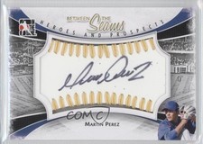 2011 ITG Heroes and Prospects Gold Stitch /19 Martin Perez #BTS-MP Auto 4p7