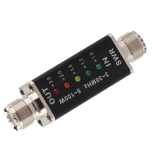5 - 100W Standing Wave Meter Mini krótkofalowy wyświetlacz LED SWR SWR Meter do Ante UB - Zdjęcie 12 z 22