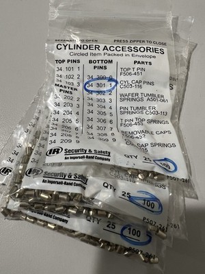 Schlage Cylinder Bottom Pins  34-301-1 NEW GENUINE 100 per pack
