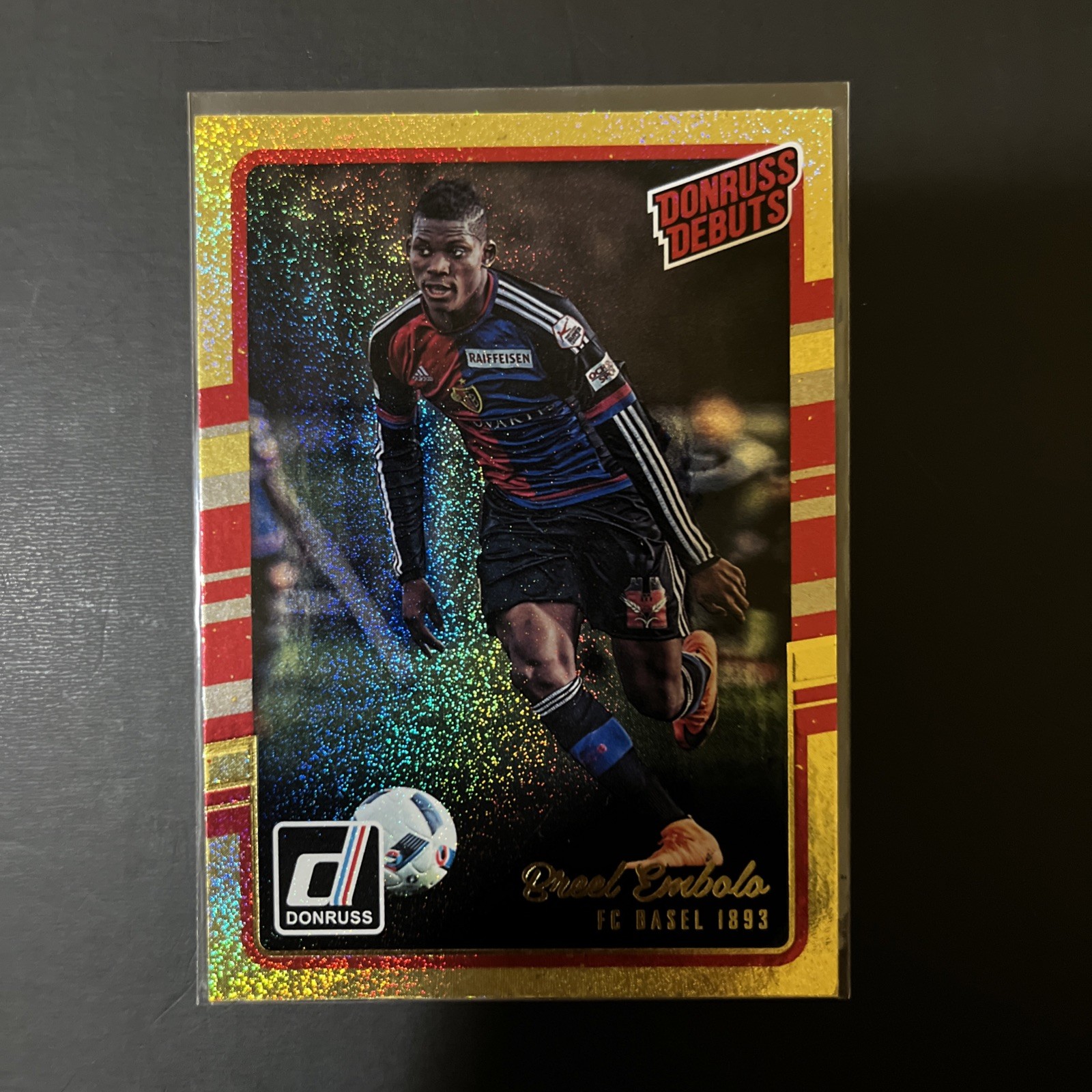 2016-17 Panini Donruss - Donruss Debuts Breel Embolo #212 Gold (RC)