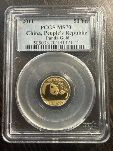 2011 Chinese Gold Panda 1/10 oz — photo from the most recent tracked eBay sale