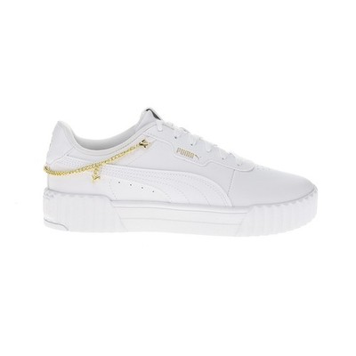 PUMA Carina 3.0 Charm Lace Up  Womens White Sneakers Casual Shoes 40354501