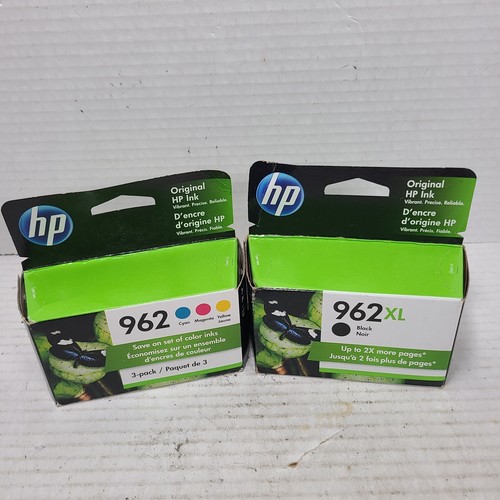 NEW - HP 962XL 962 3 Pack Inkjet Ink Cartridge - Black Sealed EXP 5/22