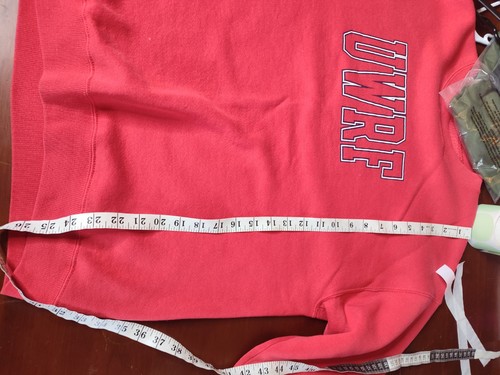 Vtg Champion Mens Large Sweatshirt University Of Wisconsin River Falls Red UWRF - Picture 8 of 9
