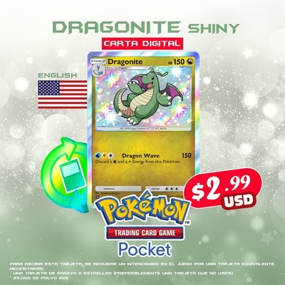 DRAGONITE / SHINY / POKÉMON TCG POCKET / DIGITAL CARD
