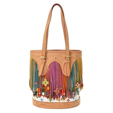 Louis Vuitton M40109 Tote Bag Monogram Multicolor White WB530