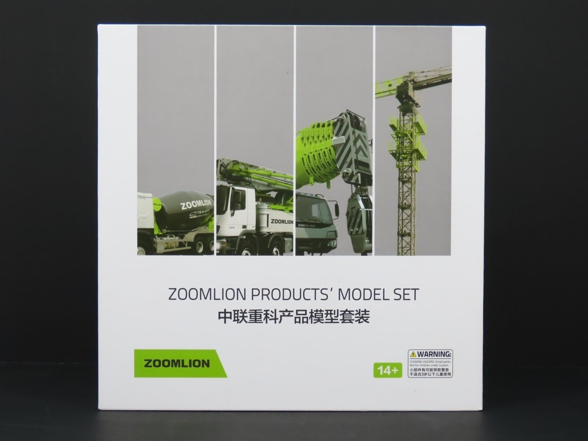 Zoomlion Products Set with Vehicles & Tower Crane - China 1:100