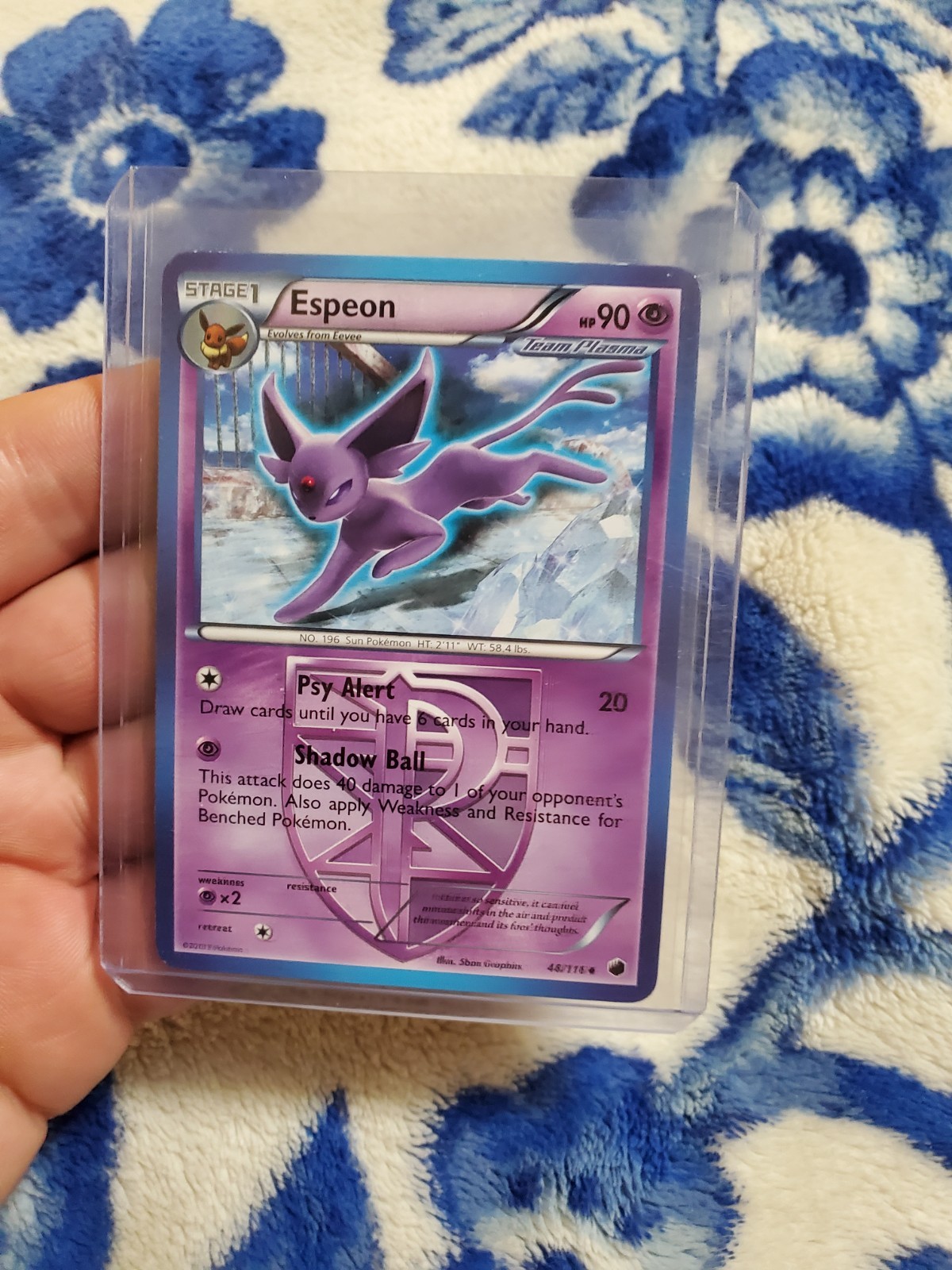 Espeon 48/116 Plasma Freeze Regular LP Condition