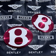 Hood Trunk B Emblem Badge 3w8854512 For Bentley Continental Gt Gtc Flying Spur