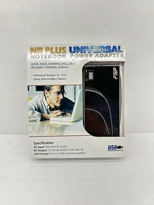 Universal Notebook Power Adapter FSP NB Plus And Universal 15v-21v With USB Port