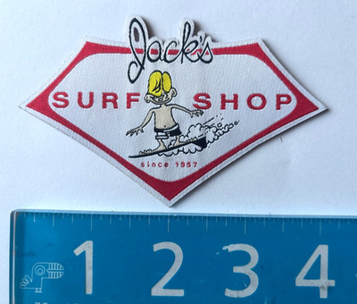 Jack's Surfboards Surf Shop PATCH Original Vintage Retro Huntington Beach JACKS