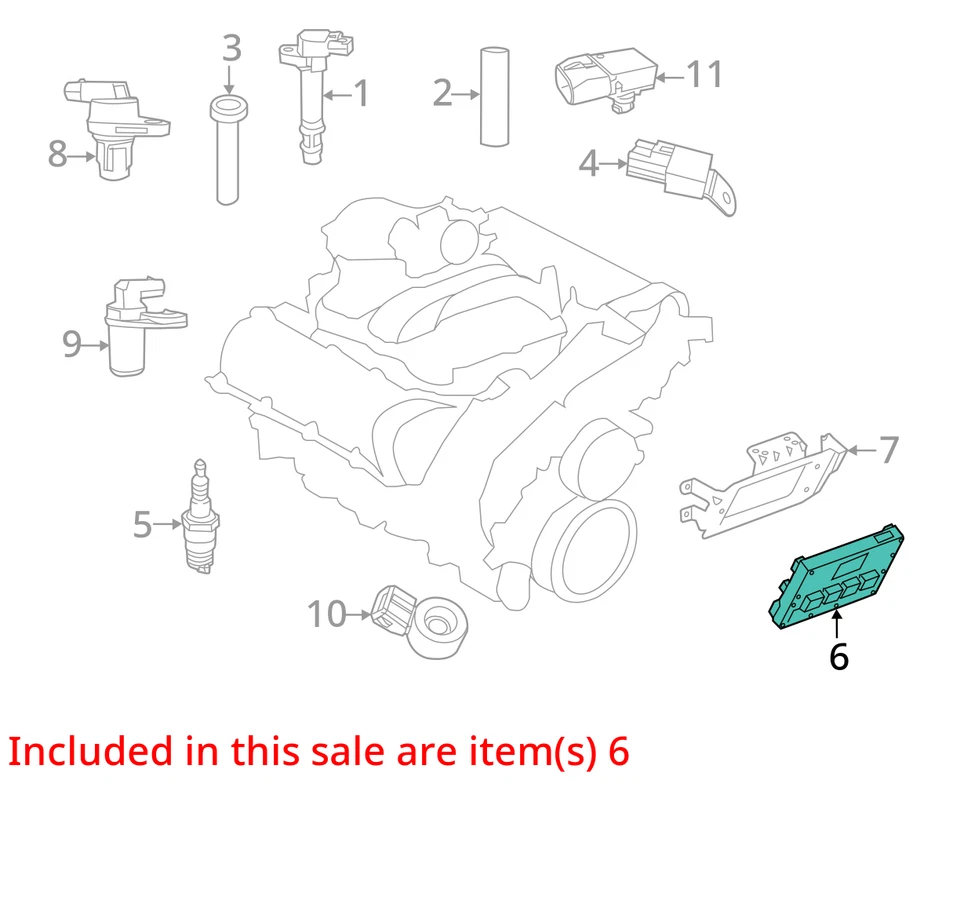 Módulo de control electrónico ECM del motor 3,6 L compatible con 15 caravanas 27817823 Foto 4 de 4