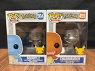 Funko Pop! Pokémon Metallic Lot – Squirtle 504 & Charmander 455 25th Anniversary