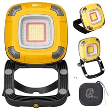 Super Bright 6000 mAh Rechargeable Portable LED Camping Work Flood COB light  UK