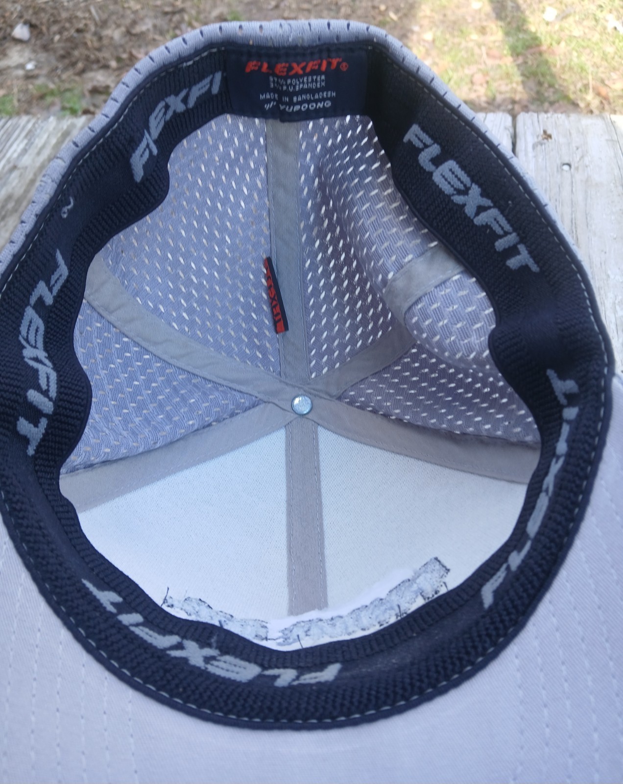 Prime INC HatCapMeshGreyBlackWhiteEmbroideredFlex… - image 7