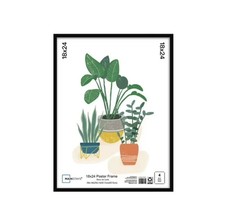 Mainstays 18x24 Basic Poster Frame, Black Free shipping