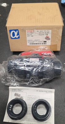 ASAHI Type 21α PVC Ball Valve 1'' SOC/THD Combo EPDM NSF61 NEW, AA1601010