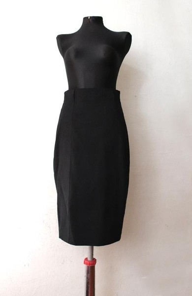 Women Akris Skirt Black XXS