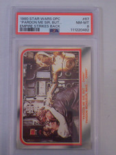 1980 OPC O Pee Chee Star Wars Empire Strikes Back  # 67 Pardon Me Sir, But PSA 8