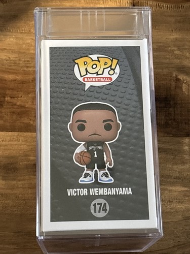 Gregg Popovich Signed Victor Wembanyama Spurs Funko Pop #174 PSA Authentic Encap - Picture 4 of 6