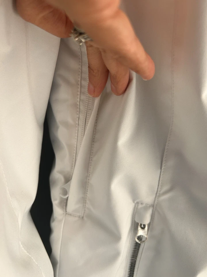 Abrigo de esquí Pulse para niñas/mujeres blanco y negro pequeño para mujer o 18 jóvenes XL Foto 4 de 4