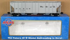 Atlas O 6387-1 Rio Grande (D&RGW) PS-4427 Low-Side Hopper Car O-Gauge NIB