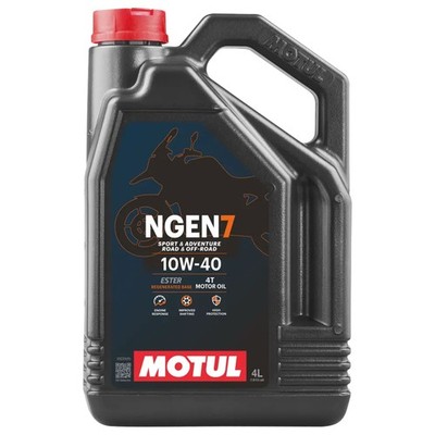 Motoröl Motul 4T SAE 10W-40 synthetisch NGEN 7 4 Liter Motoroel API SP JASO MA2