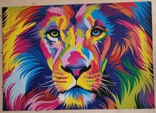 The King Lion 300 Large Piece Puzzle Buffalo Vivid Collection 100% Complete!!!