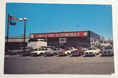 Vtg 1983 Postcard Templeton Oldsmobile Dealership Tyson's Corner Vienna Va. (b)