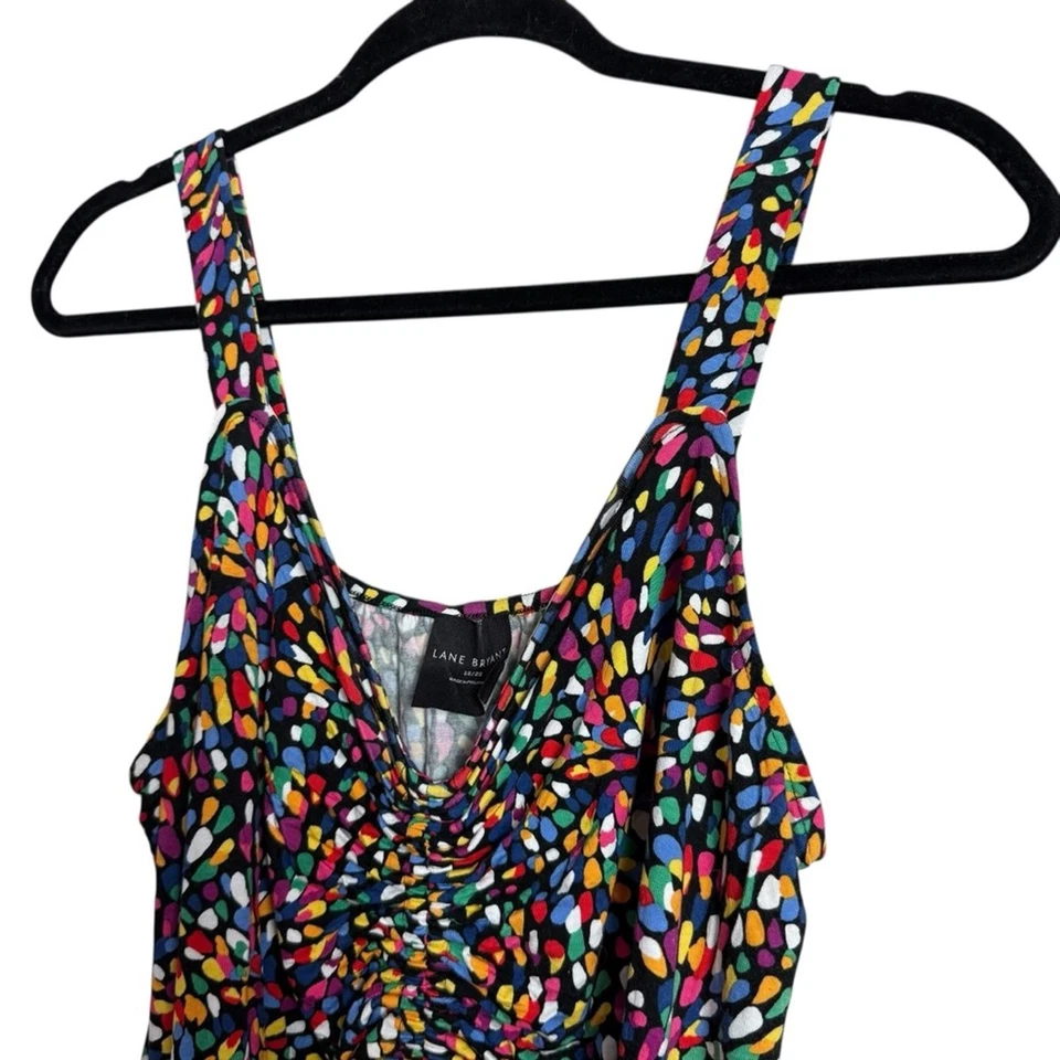 Mameluco tejido delantero acanalado sin mangas Lane Bryant l 18/20 Foto 4 de 4