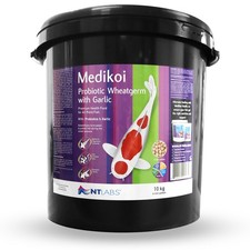 Medikoi Probiotic Wheatgerm Pond FishFood All Year Koi Goldfish Feed 10Kg