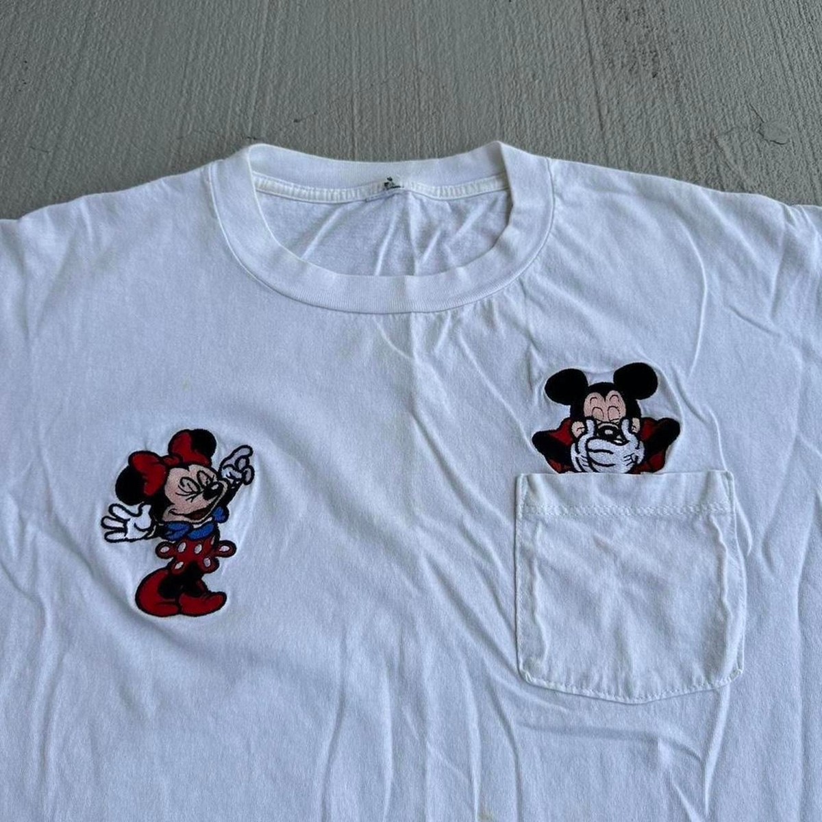 Vintage Mickey Mouse & Minnie Mouse Disney Shirt size XL View 3