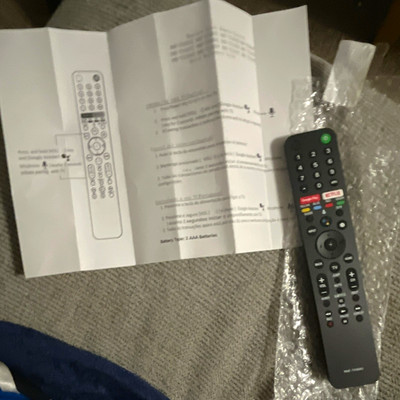 RMF-TX500U Voice Remote for Sony RMF-TX600U/600E Wireless Black