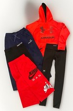 6 Youth Nike Under Armour Russell Boys Hoodie Pant Short Athletic Y L XL XS S
