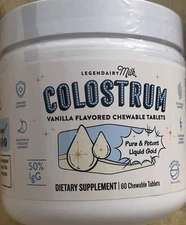 Legendairy Milk Colostrum Chewables Vanilla Flav  Digestive Health 5/26, 60ct